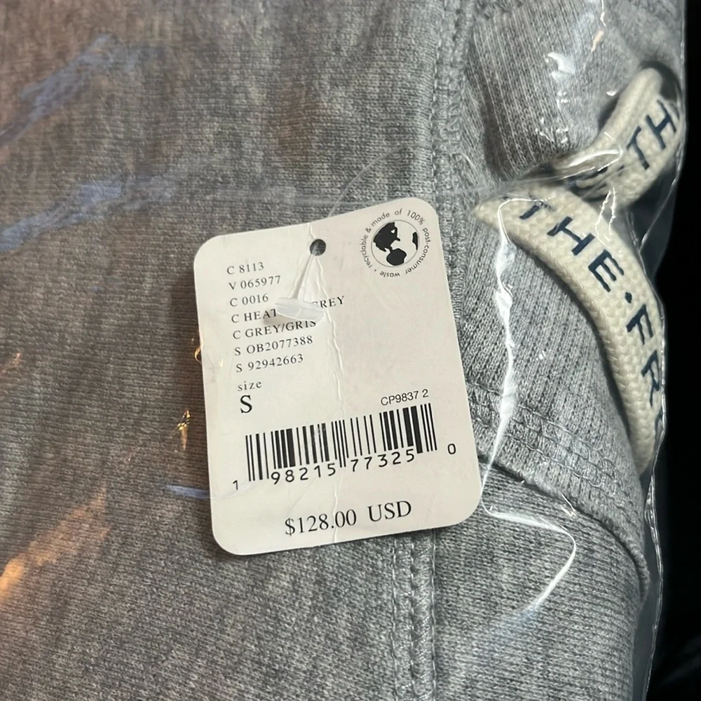 Free people We the Free We Hoodie Grey, and Blue oversize NWT - Picture 4 of 4